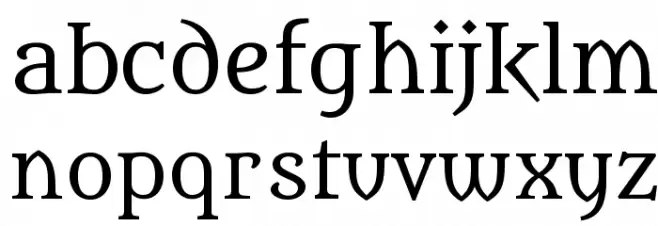Metamorphous Font LOWERCASE