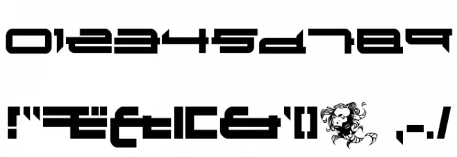 Metatron Font OTHER CHARS