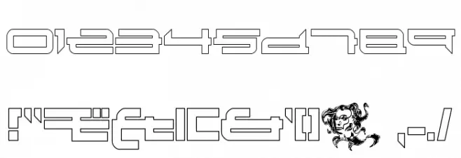 Metatron3 Font OTHER CHARS