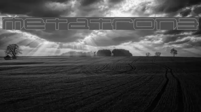 Metatron3 Font examples