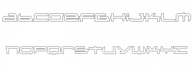 Metatron3 Font LOWERCASE