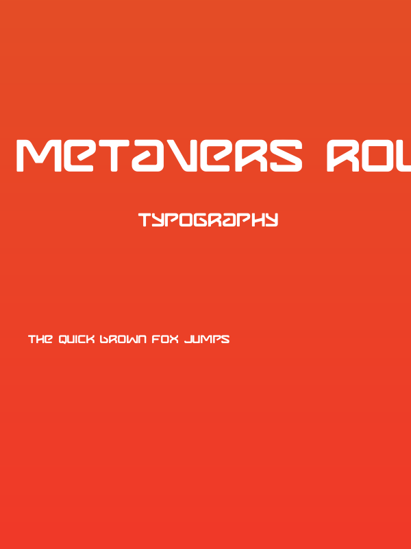 Metavers Rounded Poster