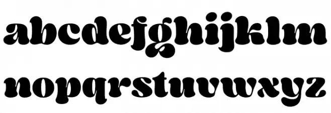 Metch Bright Personal Use Only フォント 小文字