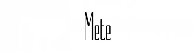 Mete  Descarca Fonturi Gratis