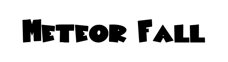 Meteor Fall  免费字体下载