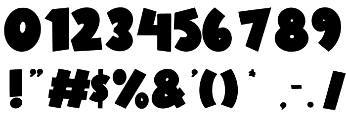 Meteor Fall Font OTHER CHARS