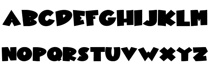 Meteor Fall Font LOWERCASE