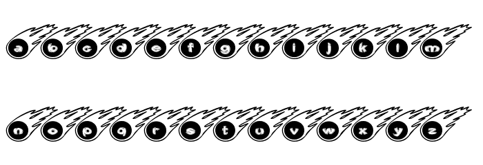 Meteor GM Font LOWERCASE
