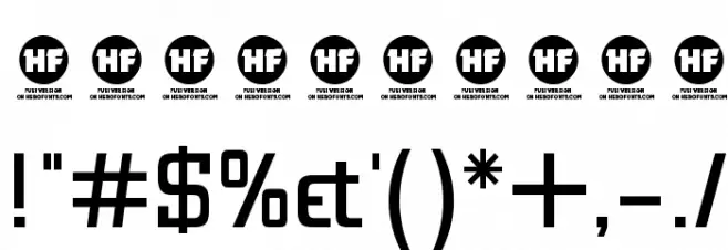 Meteora DEMO Regular Font OTHER CHARS