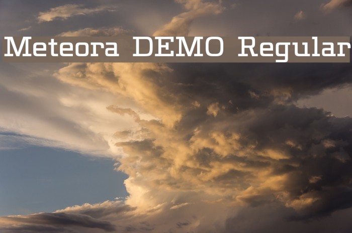 Meteora DEMO Regular Example 1