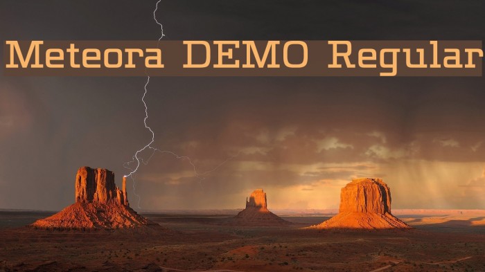 Meteora DEMO Regular Example 3