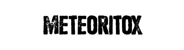 Meteoritox Schriftart
