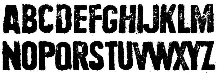 Meteoritox Font LOWERCASE