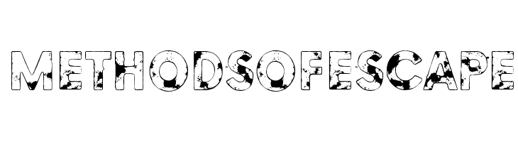 Methods of escape  Fuentes Gratis Descargar
