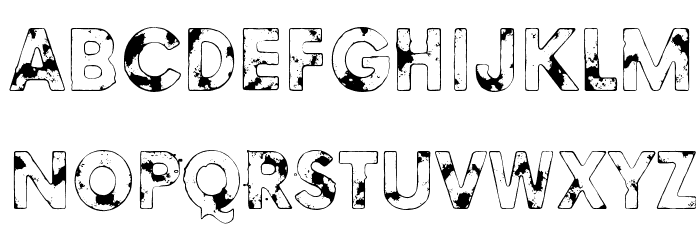 Methods of escape Font LOWERCASE