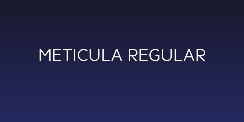 Meticula Regular Social Header