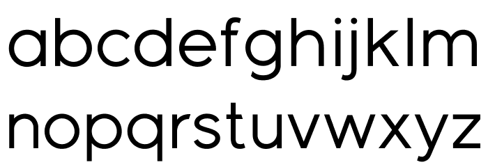 Meticula Regular Font LOWERCASE
