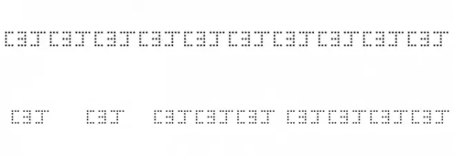Meticulous Round Font Alte caractere