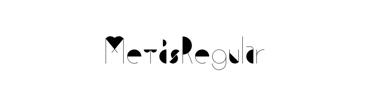 MetisRegular  font caratteri gratis