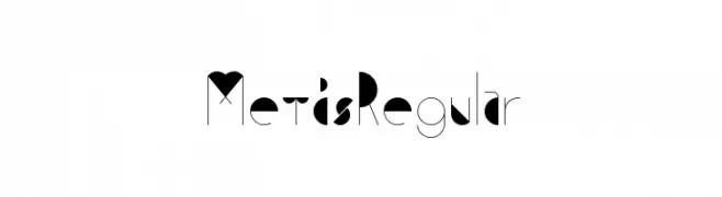 MetisRegular  Frei Schriftart Herunterladen