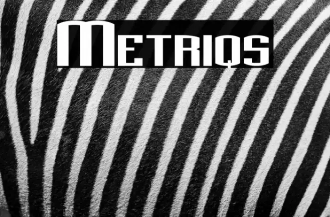 Metriqs Font examples