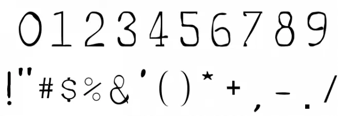 Metrique Font OTHER CHARS