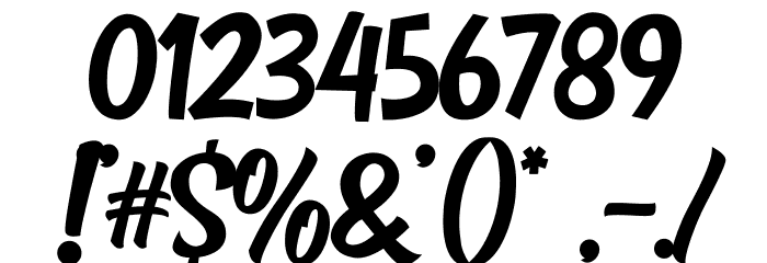 Metro Beardy Font OTHER CHARS