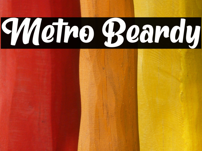 Metro Beardy Example 1