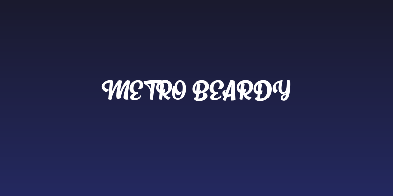 Metro Beardy Social Header