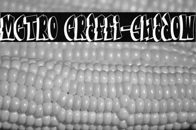 Metro Graffi-Shadow خط examples