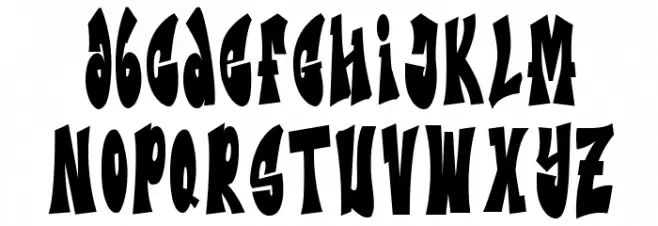 Metro Graffi خط أحرف صغيرة