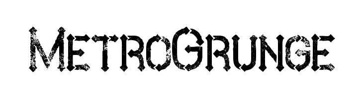 Metro Grunge Font