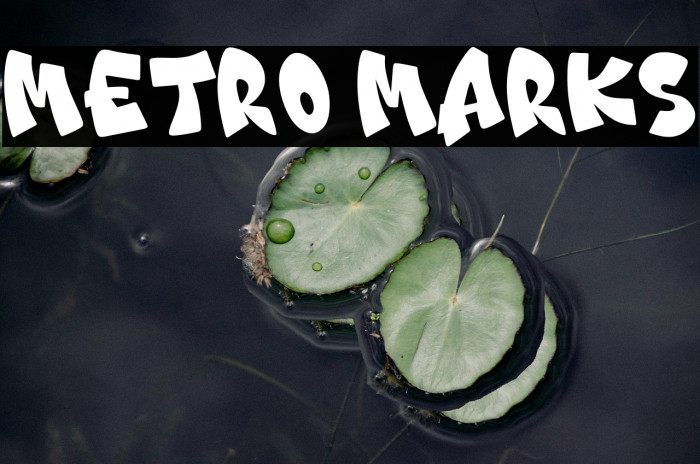 Metro Marks Example 1