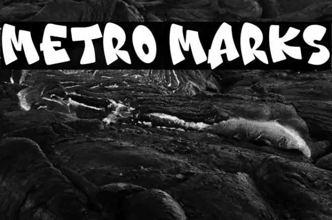 Metro Marks फ़ॉन्ट examples