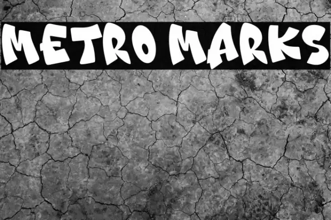 Metro Marks फ़ॉन्ट examples