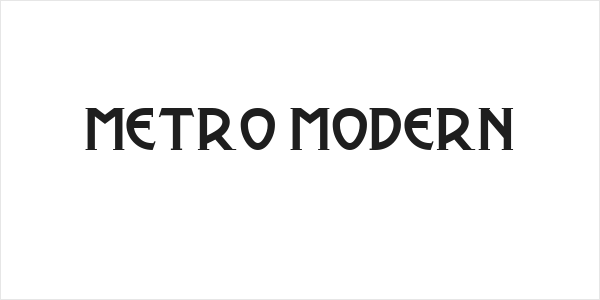 Metro Modern Logo