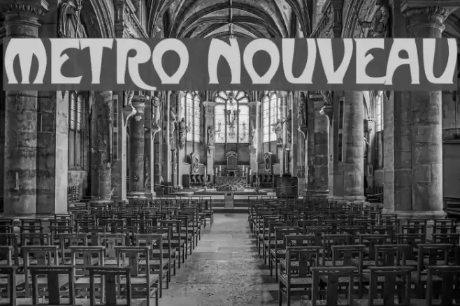 Metro Nouveau Font examples