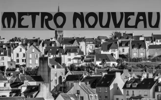 Metro Nouveau Font examples