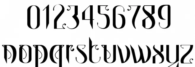 Metro Paris Regular Font OTHER CHARS