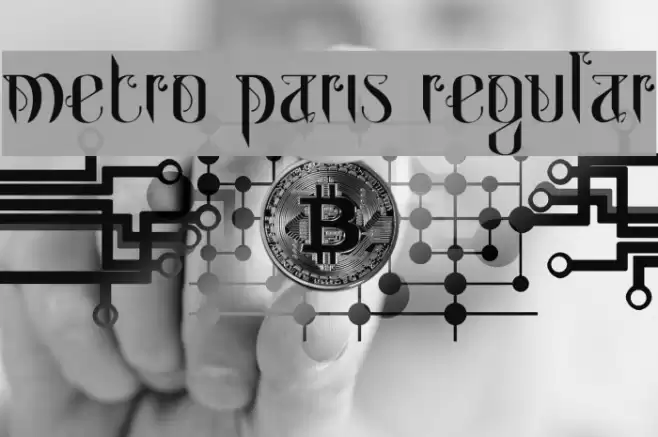 Metro Paris Regular Font examples