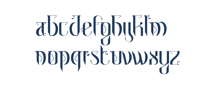 Metro Paris Regular Lowercase