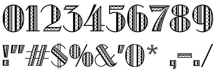 Metro-Retro A Font OTHER CHARS