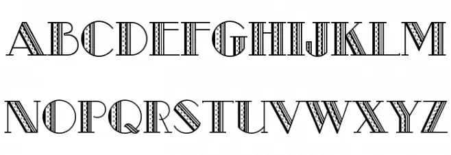 Metro-Retro A Font Litere mari
