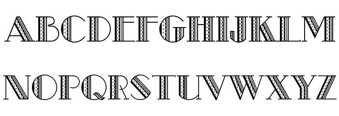 Metro-Retro A Font LOWERCASE