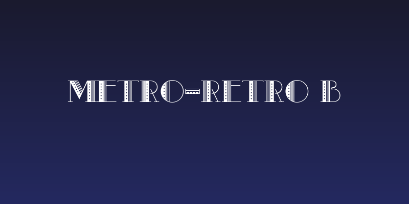 Metro-Retro B Social Header