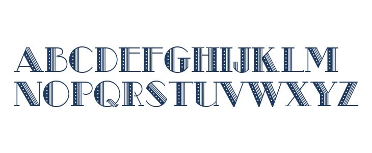 Metro-Retro B Lowercase