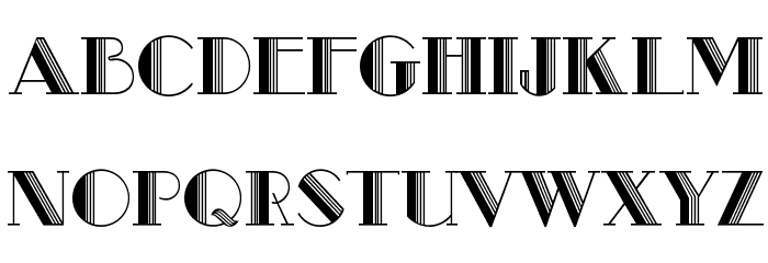 Metro-Retro C Font LOWERCASE