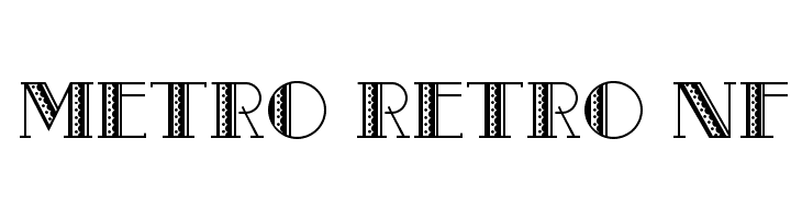 Metro Retro NF  font caratteri gratis