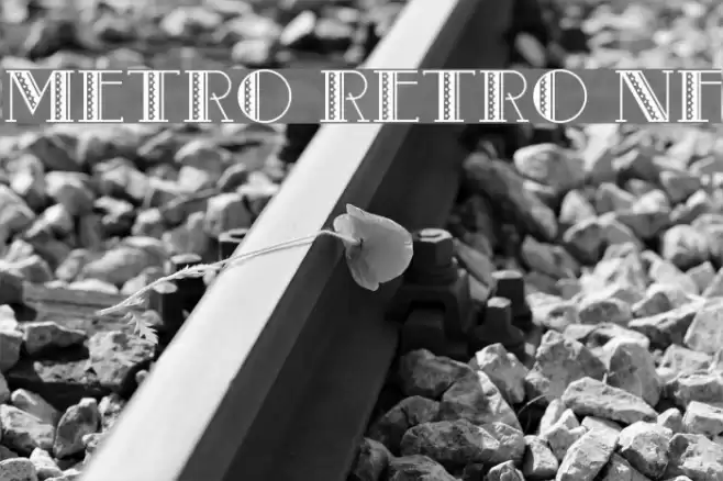 Metro Retro NF フォント examples
