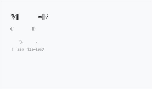 Metro-Retro Business Card